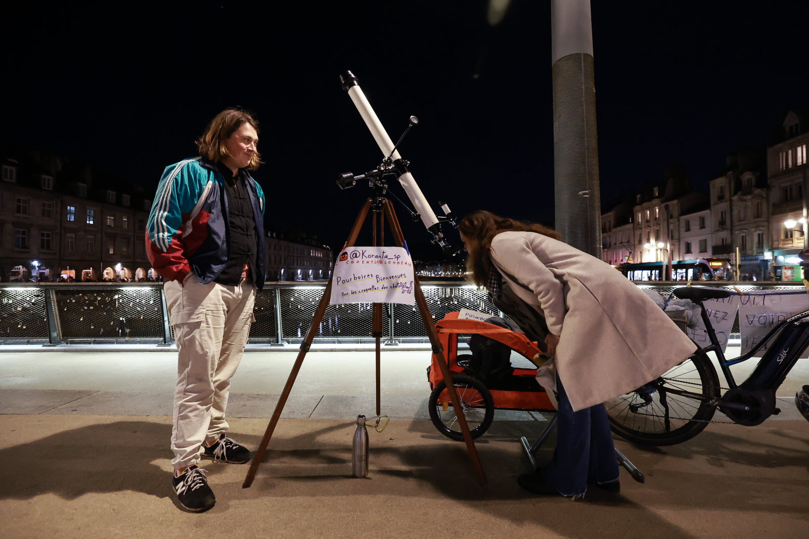 Astronome sur le pont Battant